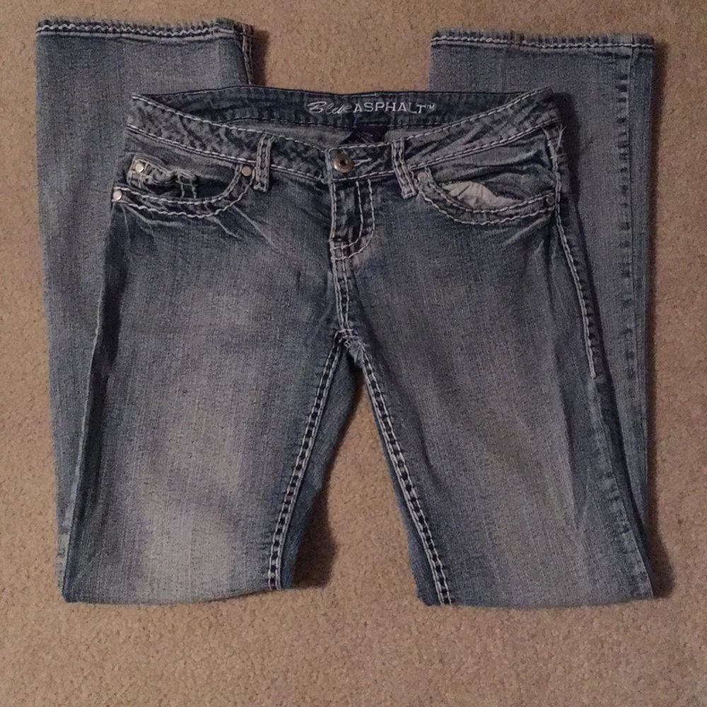 Blue Asphalt Light Wash Jeans